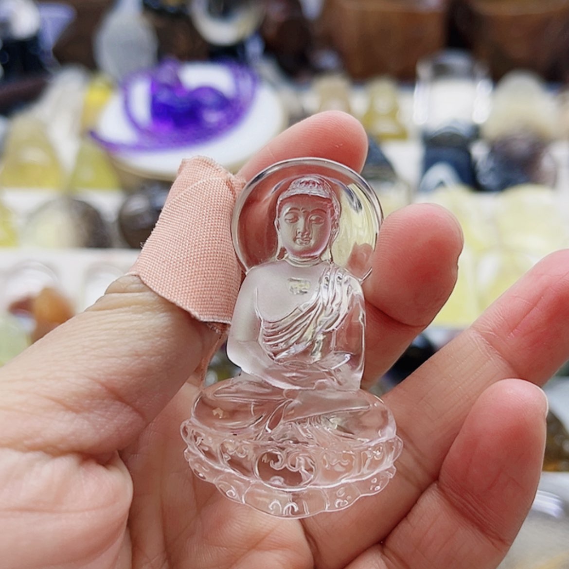 【闪购商品】水晶大日如来未镶嵌