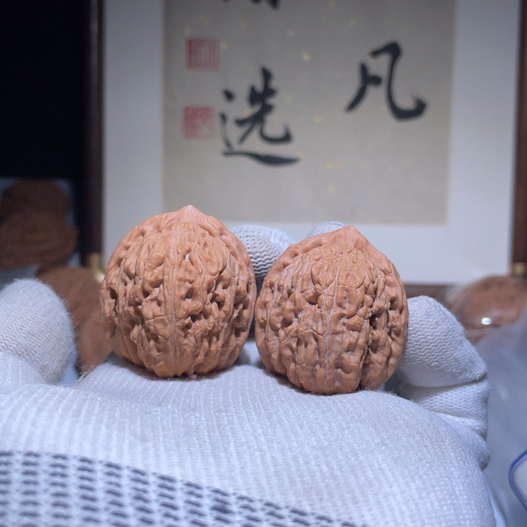 吊坠文玩核桃四喜