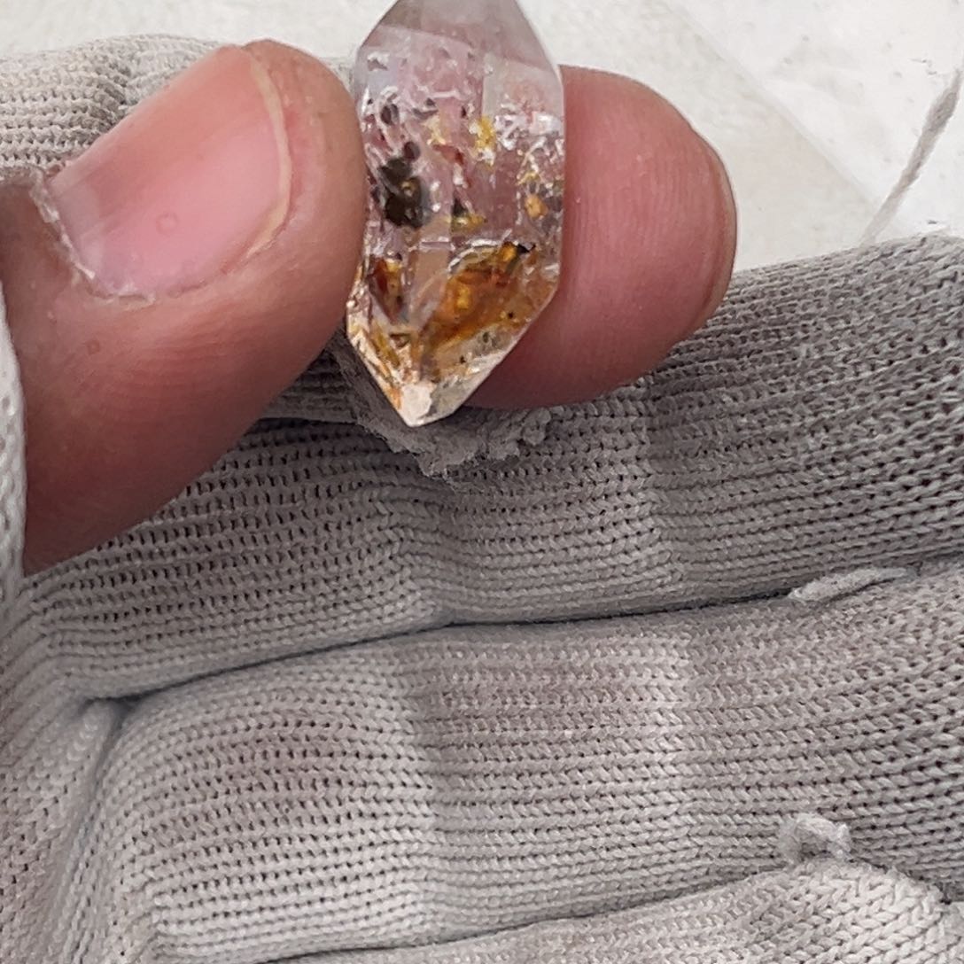 烟晶戒指银S925镶嵌油胆随行