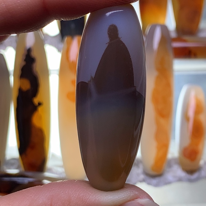 玛瑙/玉髓未镶嵌颈饰155