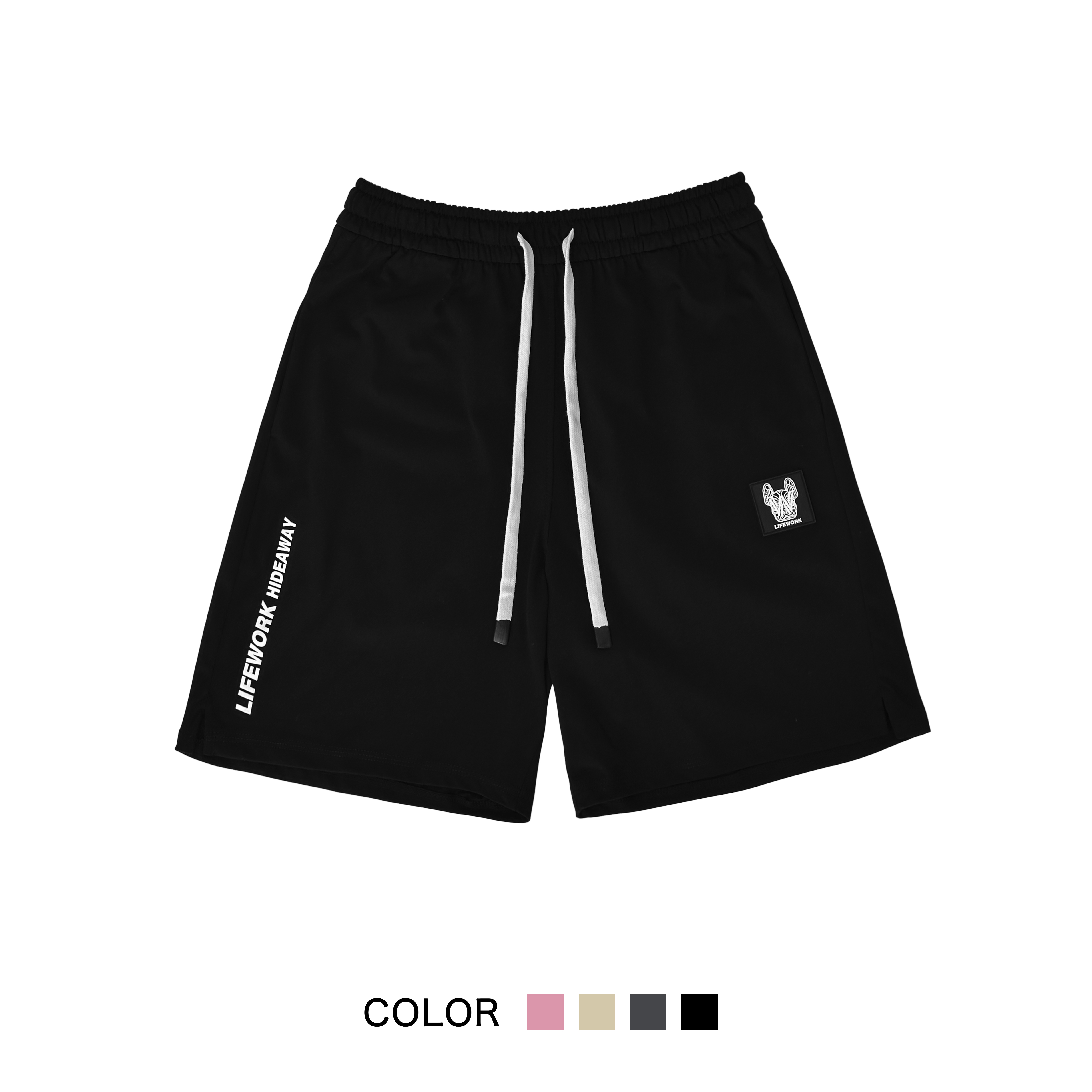 2025法斗新款短裤硅胶标和印花与短袖百搭情侣时尚LW25125