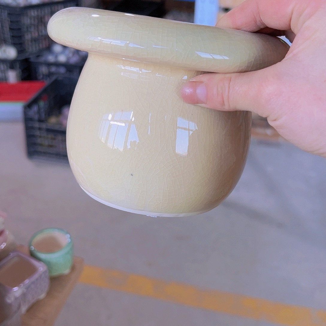 红陶陶瓷花盆当场满12包邮