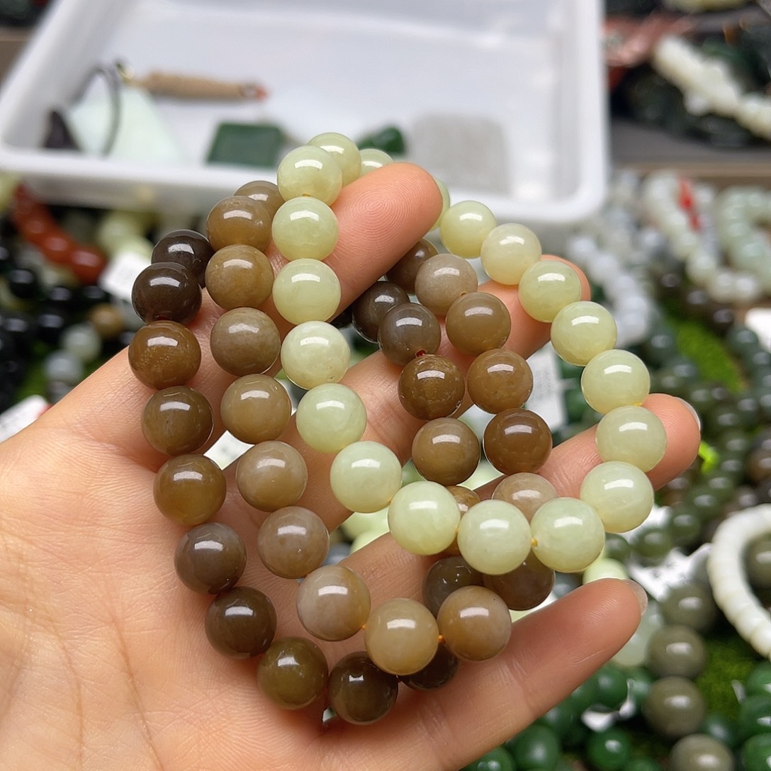 和田玉未镶嵌手链