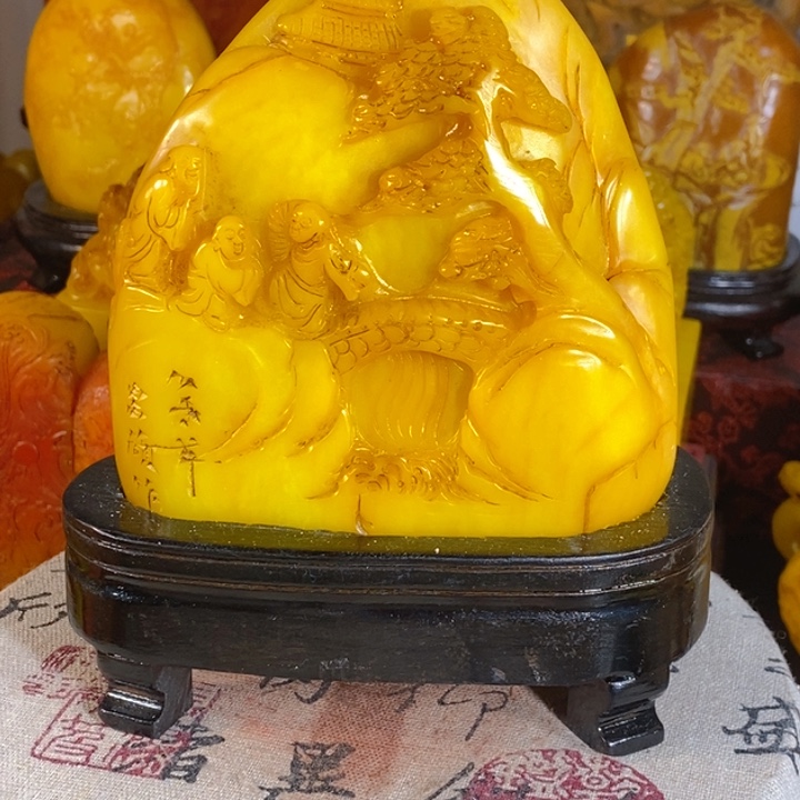 砖雕福建寿山石田黄