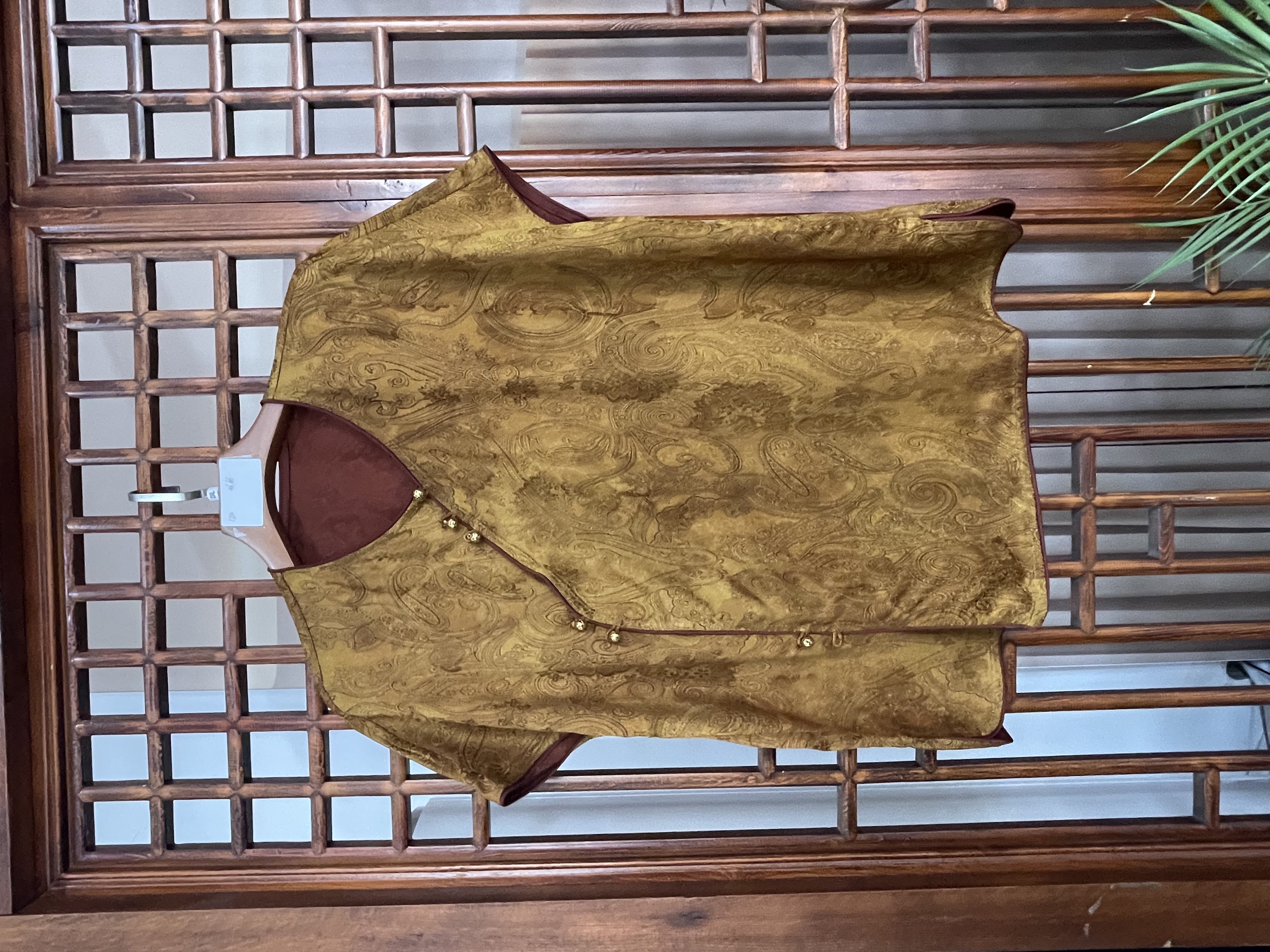 一品香云纱鎏金岁月上衣