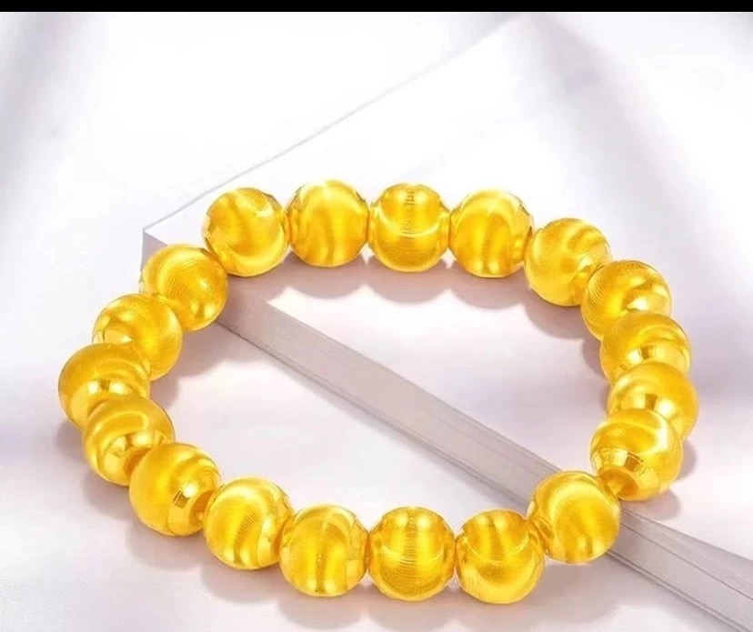 【抖音好货】孟加拉赤金豆豆提炼手工改款【古法猫眼】精工版