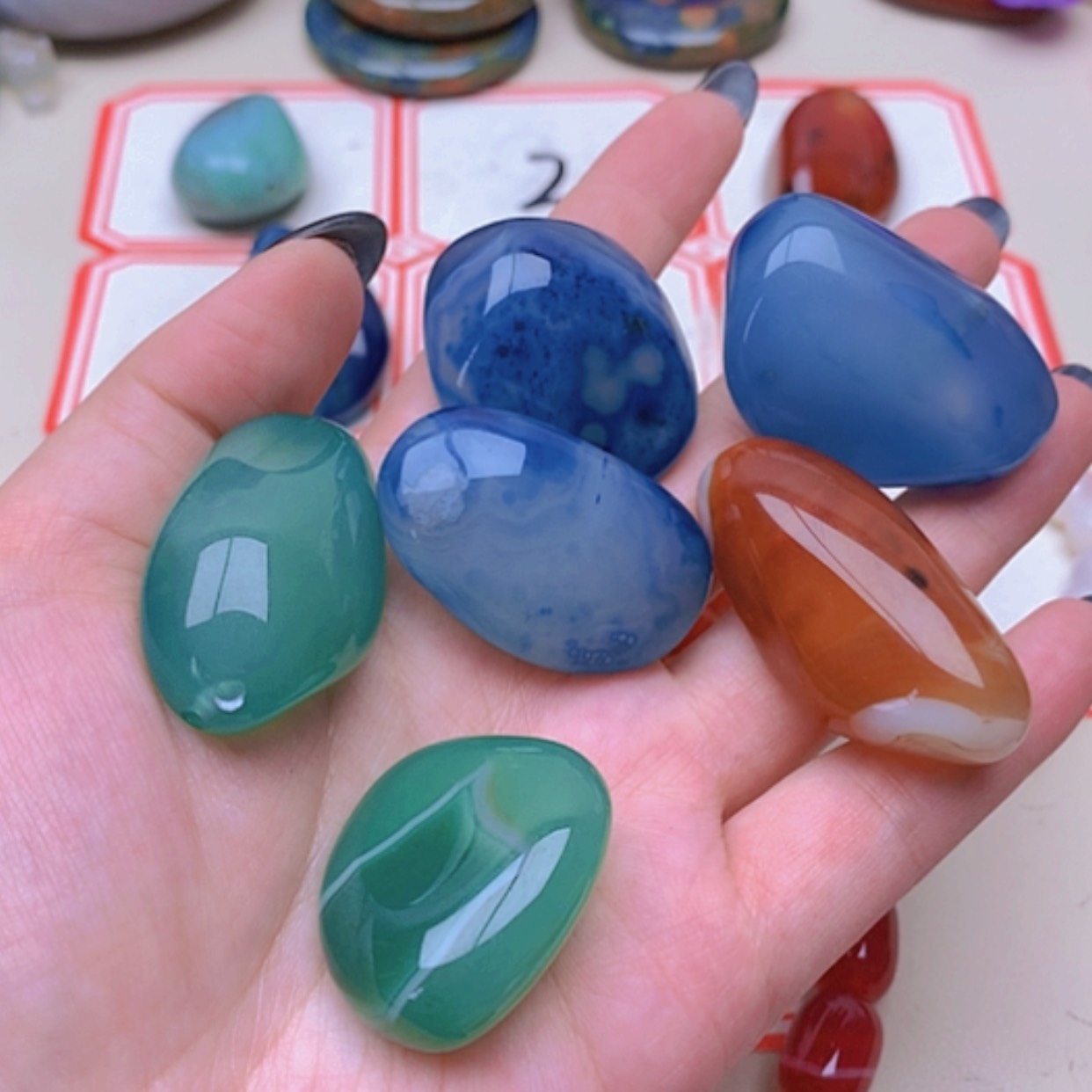 【闪购商品】未镶嵌玛瑙/玉髓珠宝半成品宁*