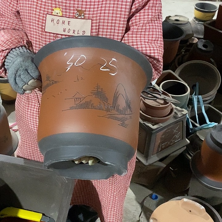 紫砂花盆紫砂花盆