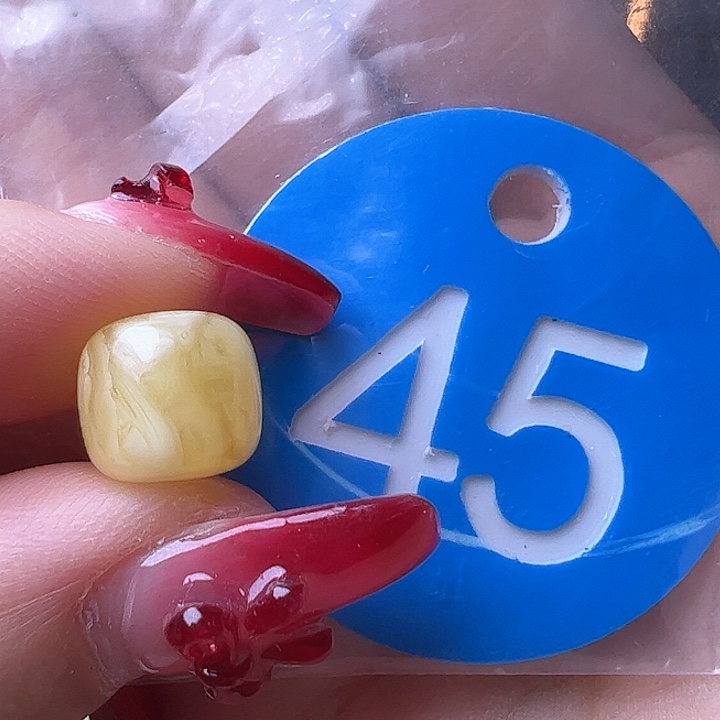 蜜蜡裸石未镶嵌微花粉 9.5mm 老型