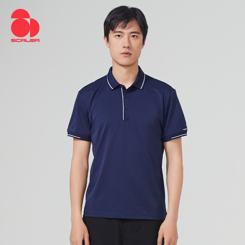 思凯乐男女款polo衫吸湿速干宽松面料透气打底衫