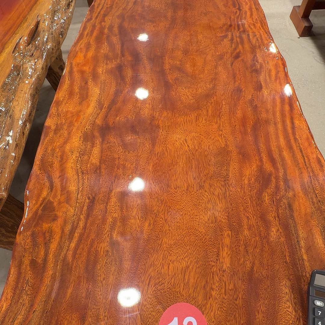 合金木（非红木类）190长，85宽9公分厚度进口大板桌