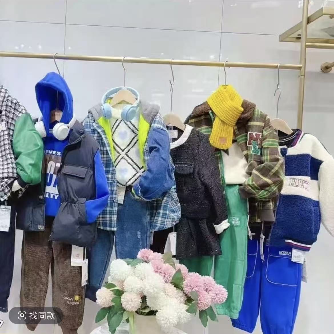 A6958#CYX-MR-M6童装紫色家居服套装