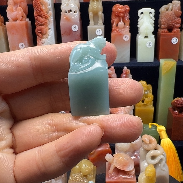 寿山石印石E****℡寿山石手工雕刻