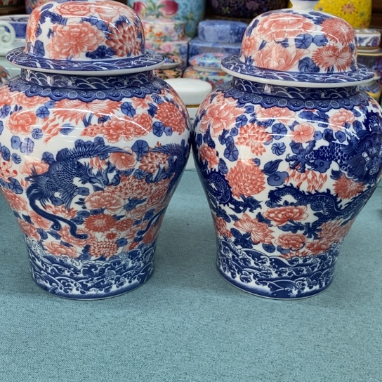 瓷片高端陶瓷茶叶罐