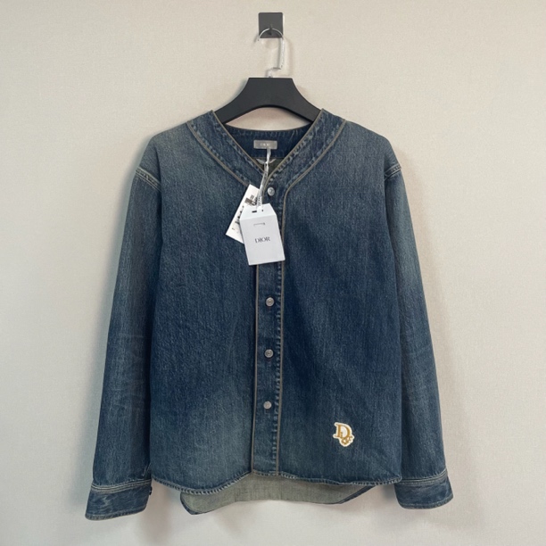 未使用 DIOR/迪奥 Denim Tears联名款徽标牛仔夹克/50码/价12000