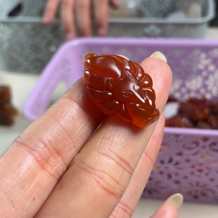 玛瑙/玉髓未镶嵌吊坠(不含链)