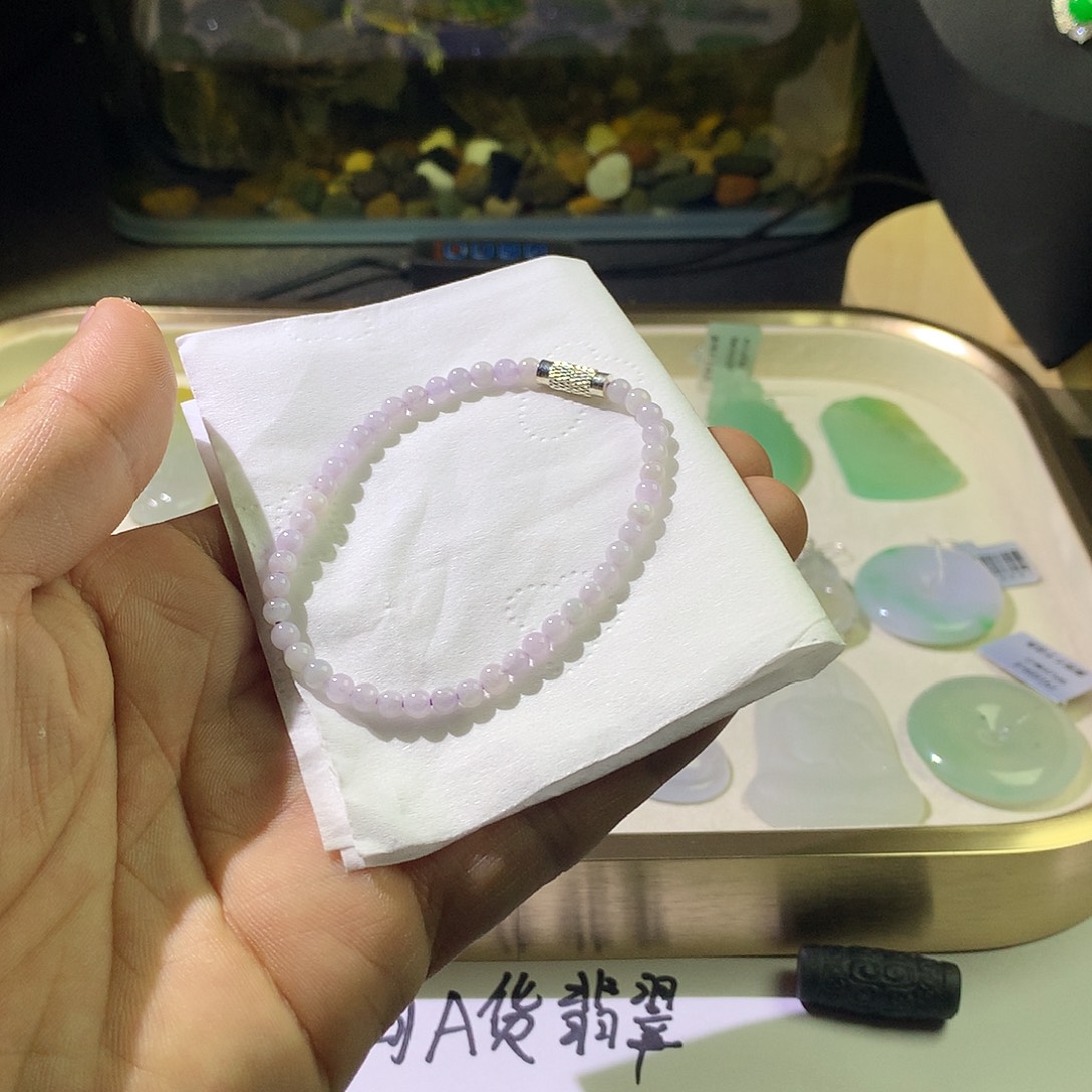 未镶嵌定制翡翠手串