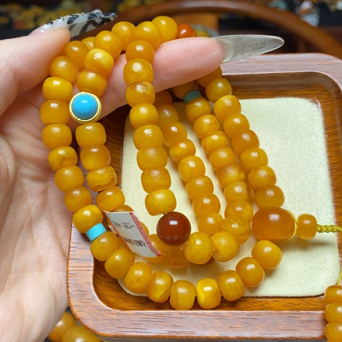 【闪购商品】蜜蜡手链未镶嵌手串