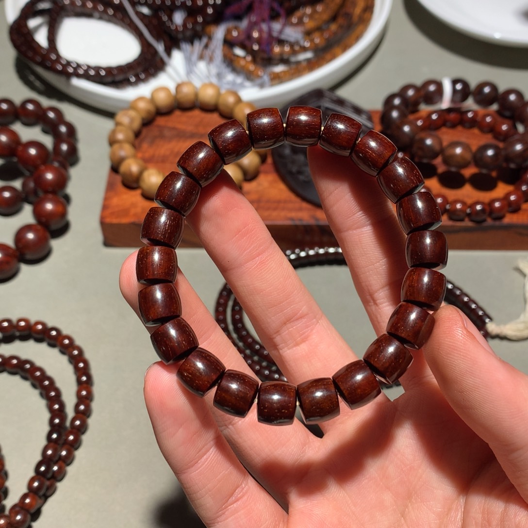 手串/手链小叶紫檀10/9.5琴料直切