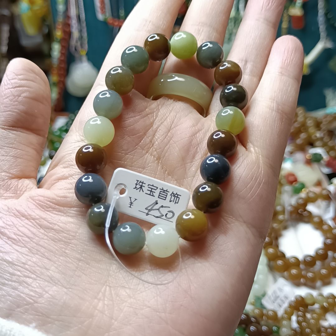 和田玉手链未镶嵌