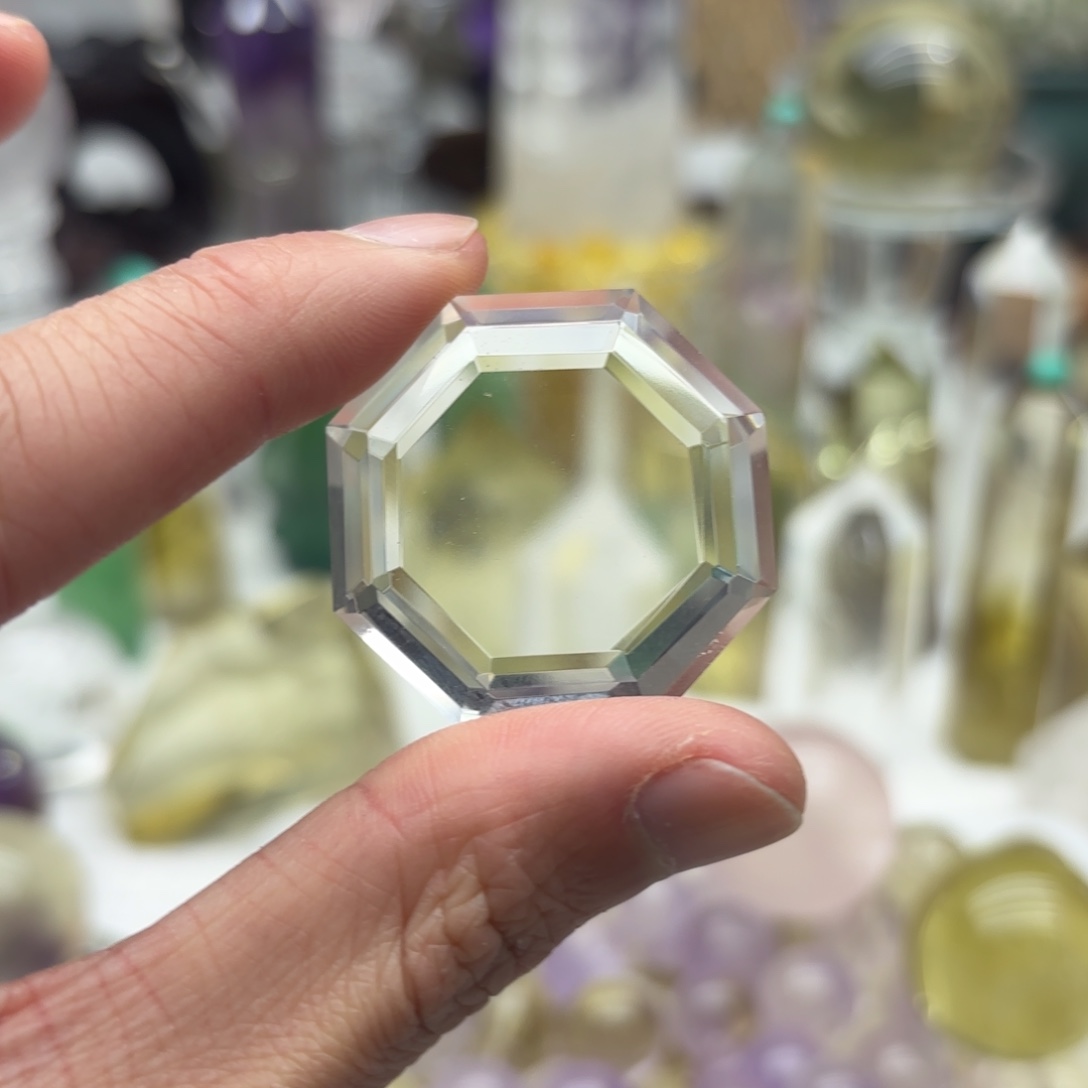 水晶未镶嵌珠宝半成品