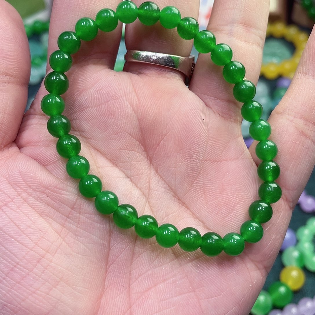 散珠翡翠卡6菠菜绿