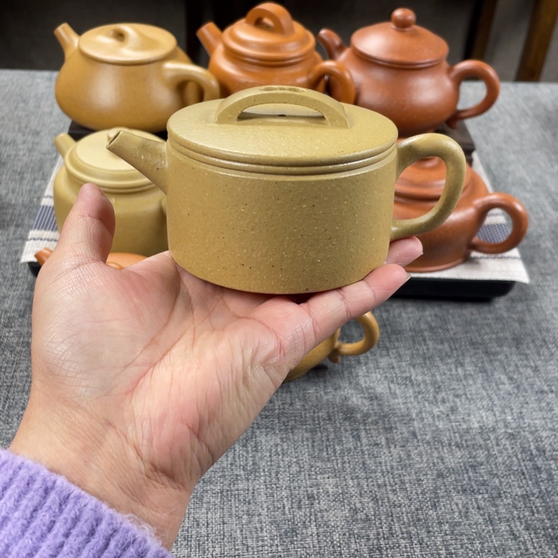 茶壶紫砂本绿汉瓦全手30目180