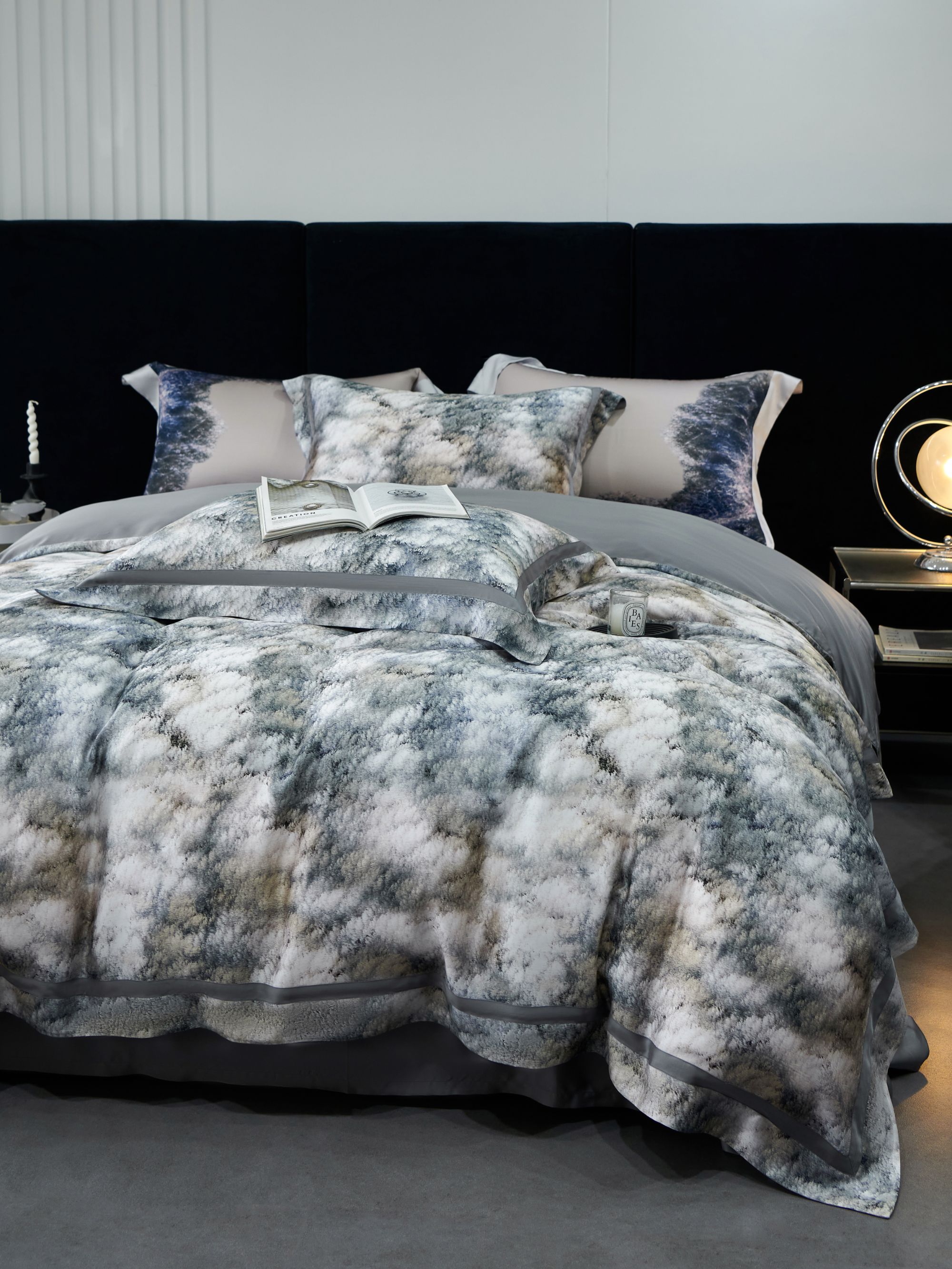 绣花夫人专享/写意森林/极爽天丝系列/数码印花天丝四件套/新款