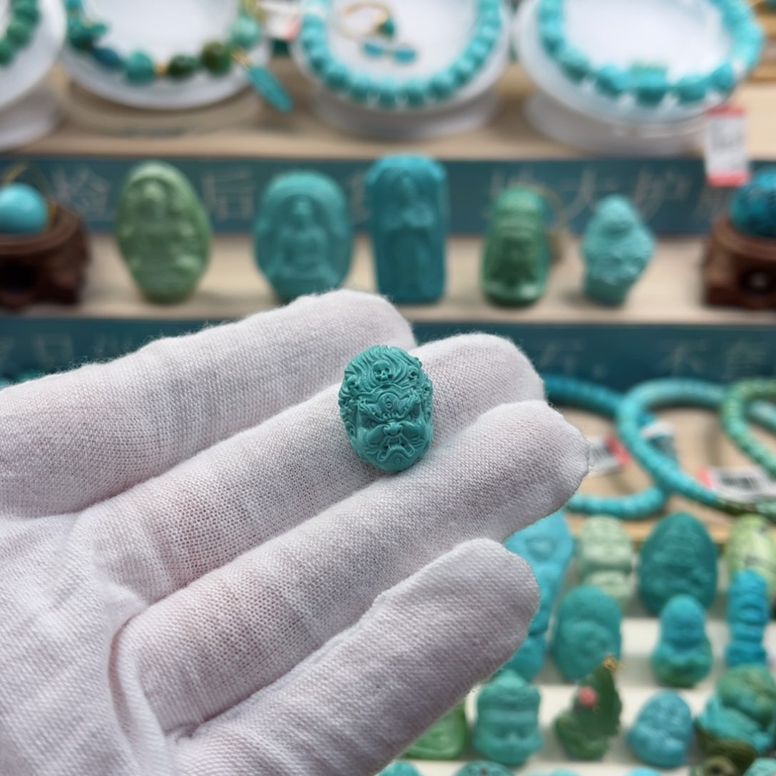 绿松石珠宝奇石未镶嵌