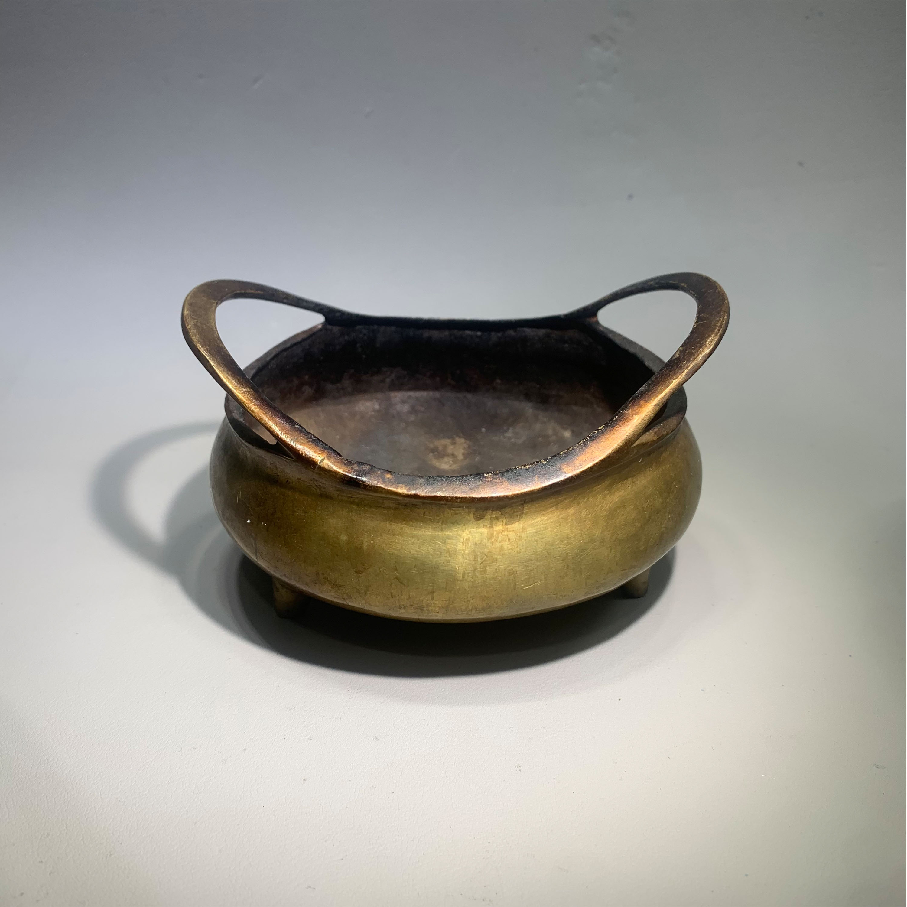 1219-13桥耳炉宣德十六字款