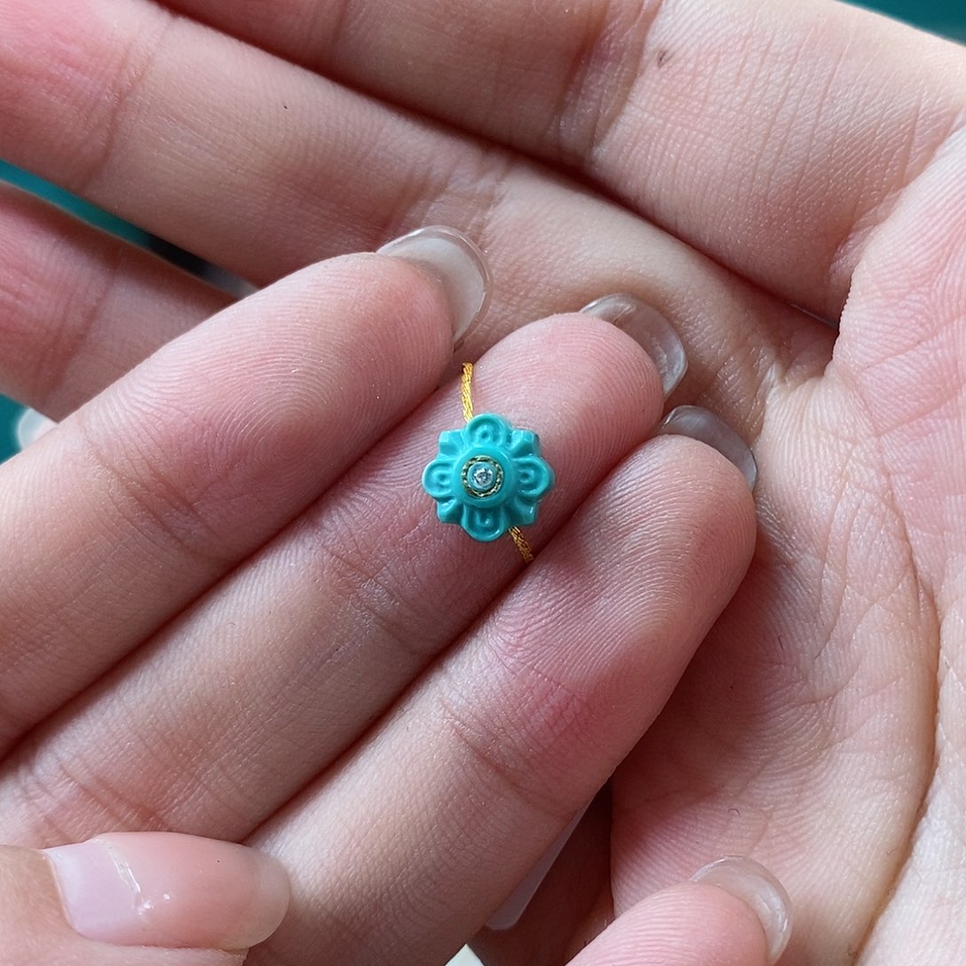 绿松石珠宝奇石未镶嵌