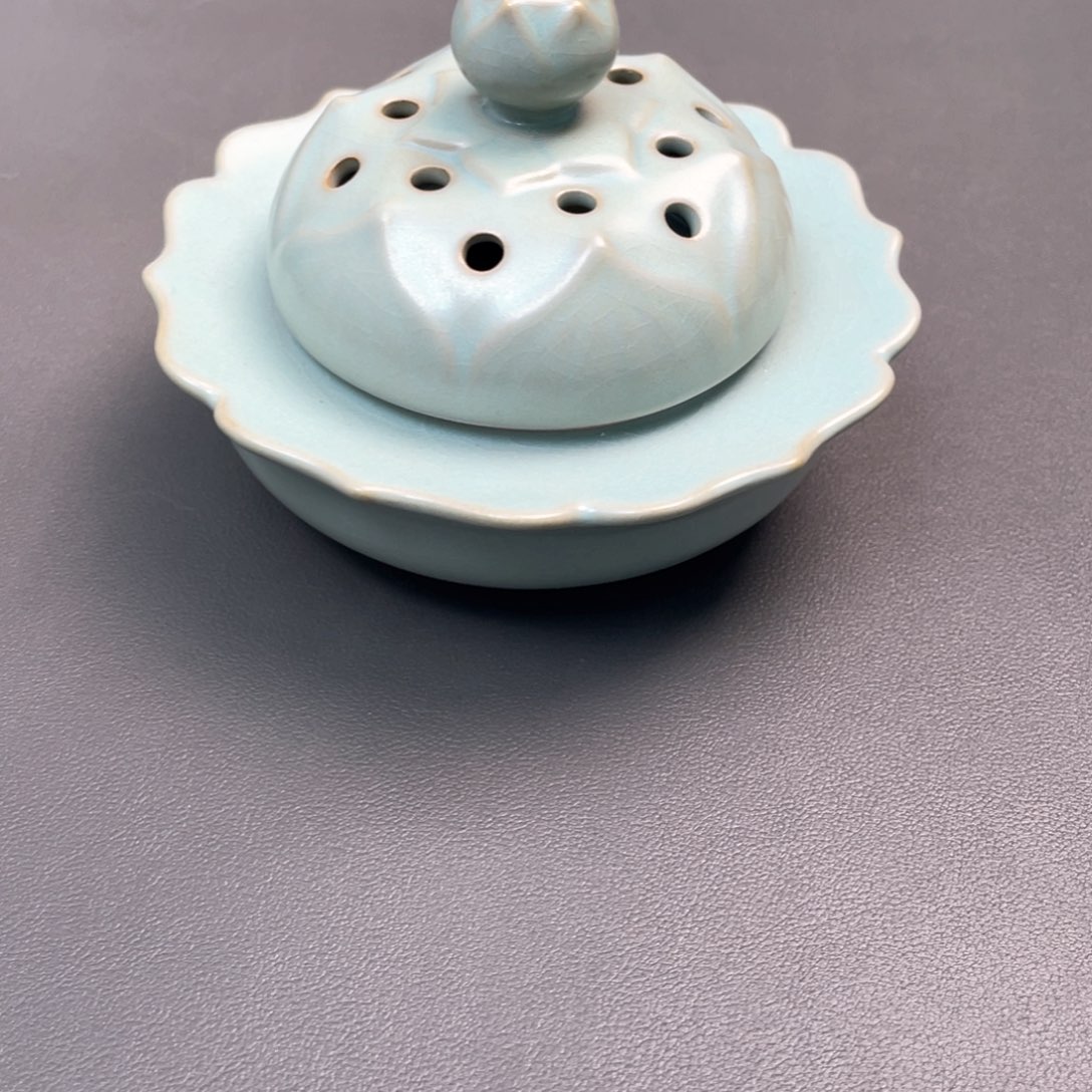 杯莲花香炉手工制作