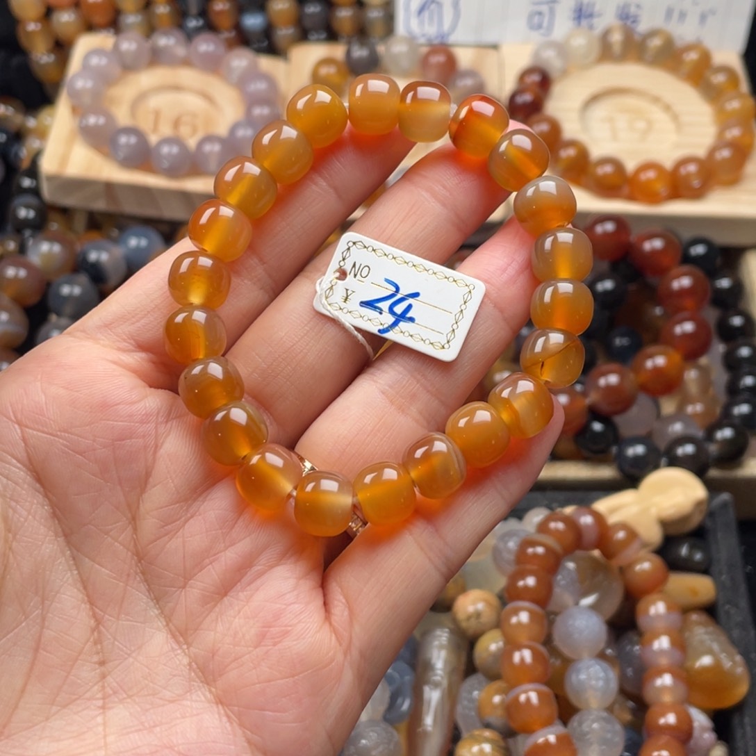 玛瑙/玉髓未镶嵌手链