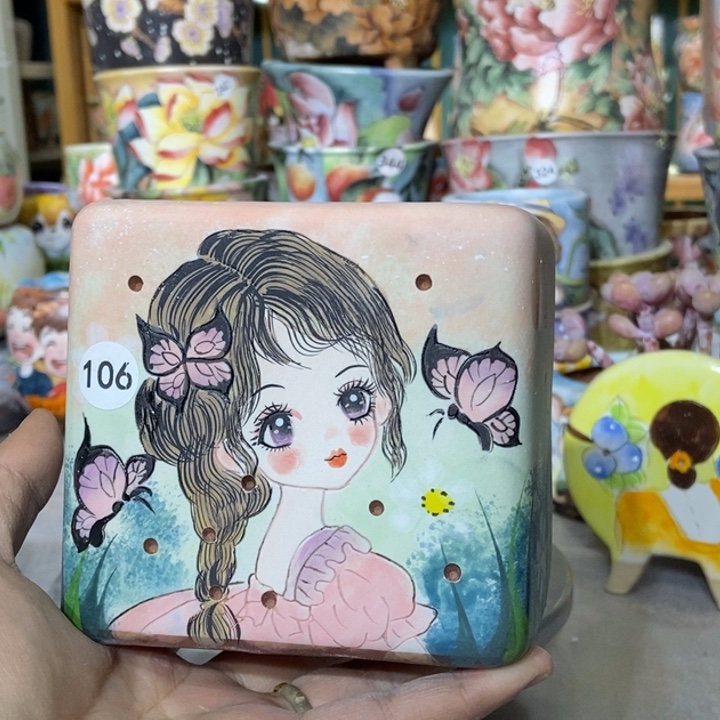 红陶景德镇艺术手绘作品