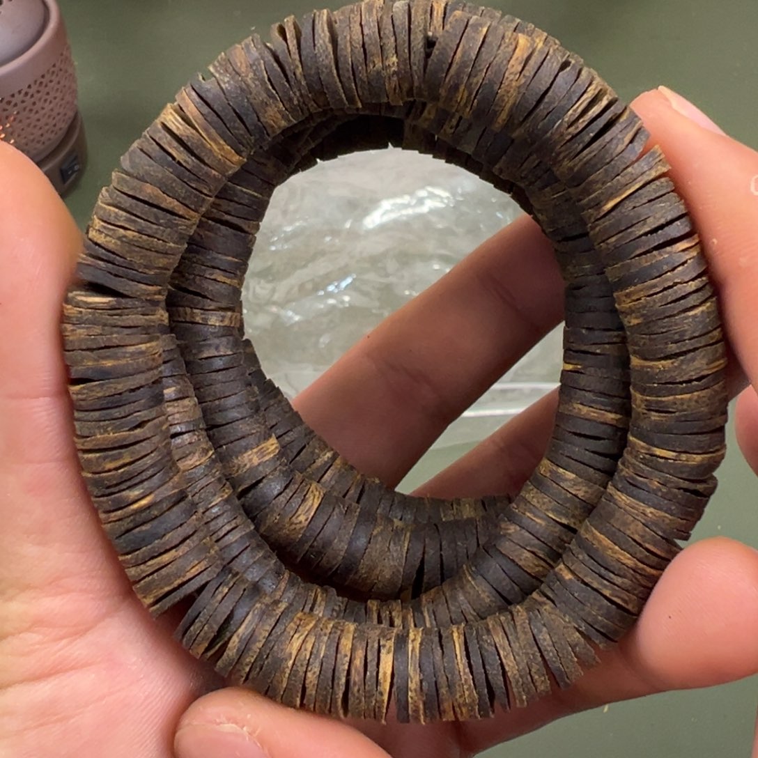 手串沉香张勺子沉水片珠单圈多样性发一1.0/16