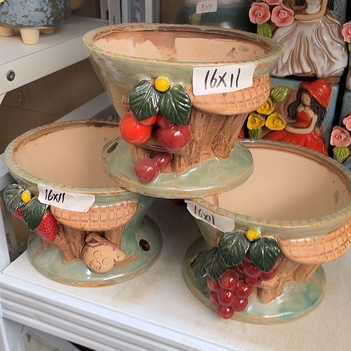 粗陶材质多肉花盆