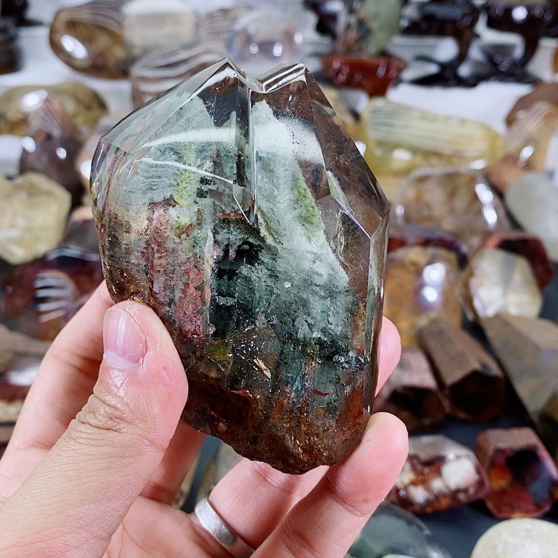 【闪购商品】水晶车挂未镶嵌天然水晶原石