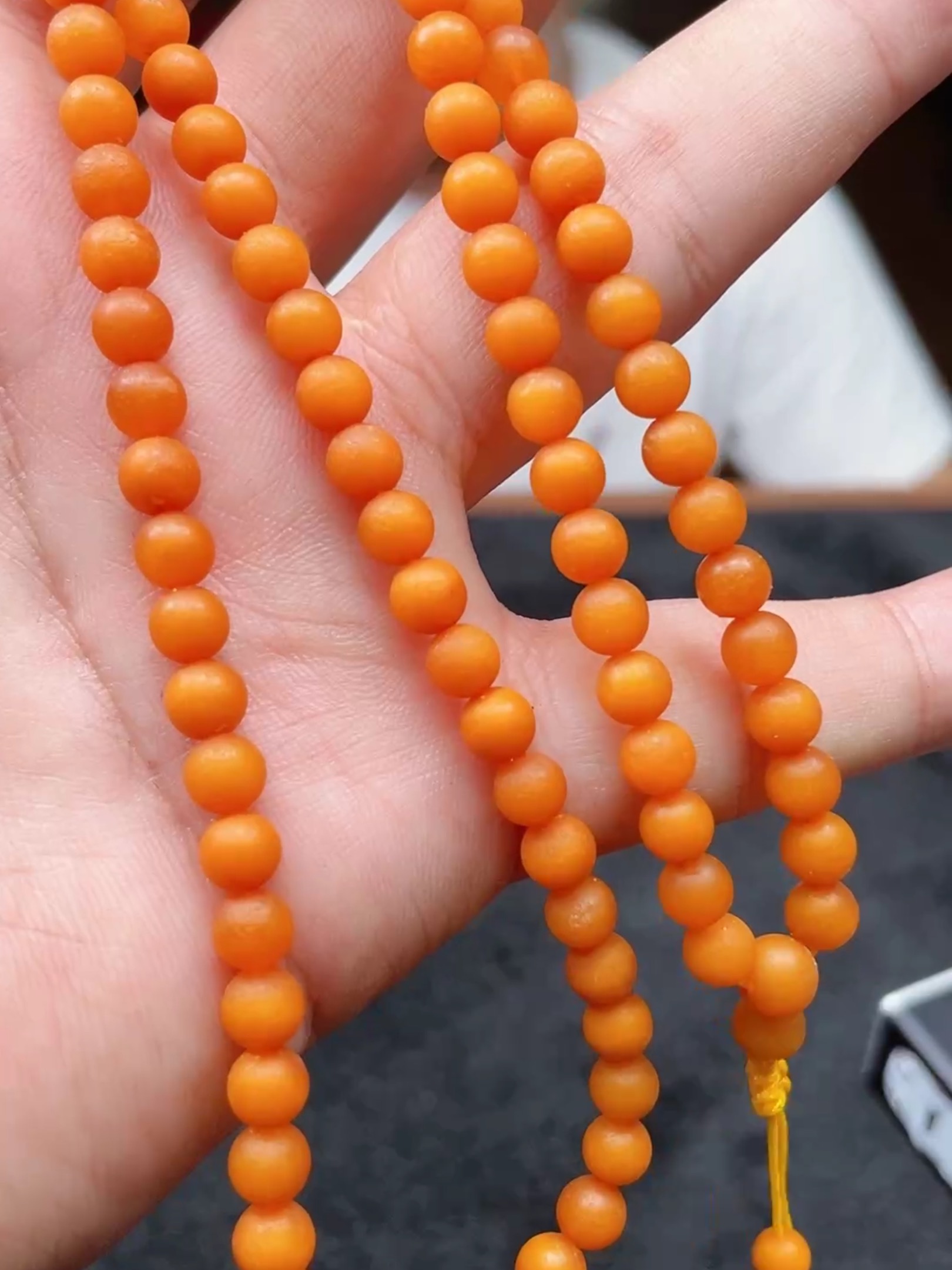 83035T28-3A12-蜜蜡老蜡项链-108颗-多样性/发一件