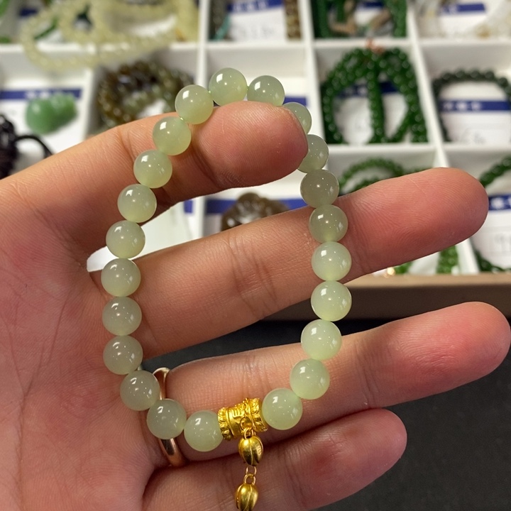 和田玉手链未镶嵌