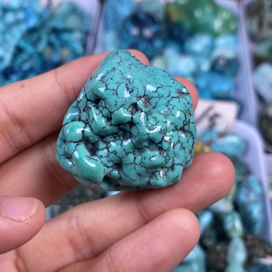 绿松石未镶嵌颈饰