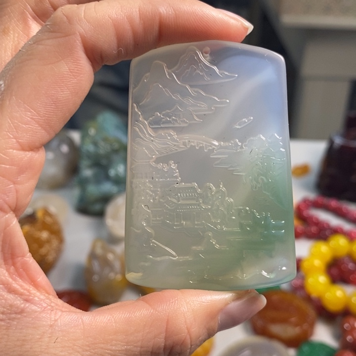 玛瑙/玉髓吊坠(不含链)未镶嵌