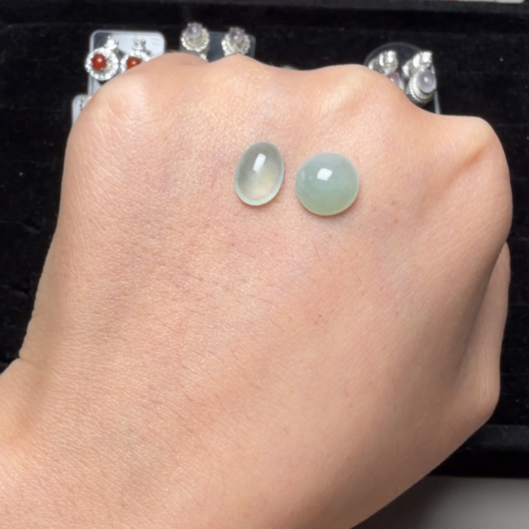 翡翠散珠翡翠裸石蛋面16号