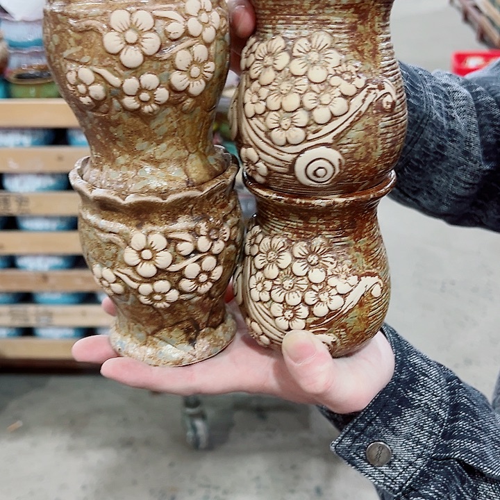 有孔，凑单福利满10元发货陶瓷多肉花盆！