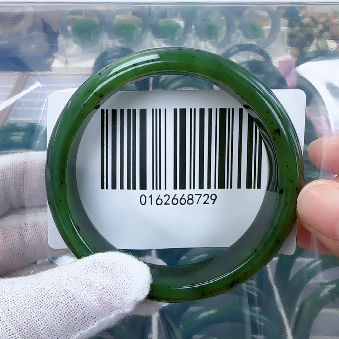 和田玉（碧玉）手镯未镶嵌5859