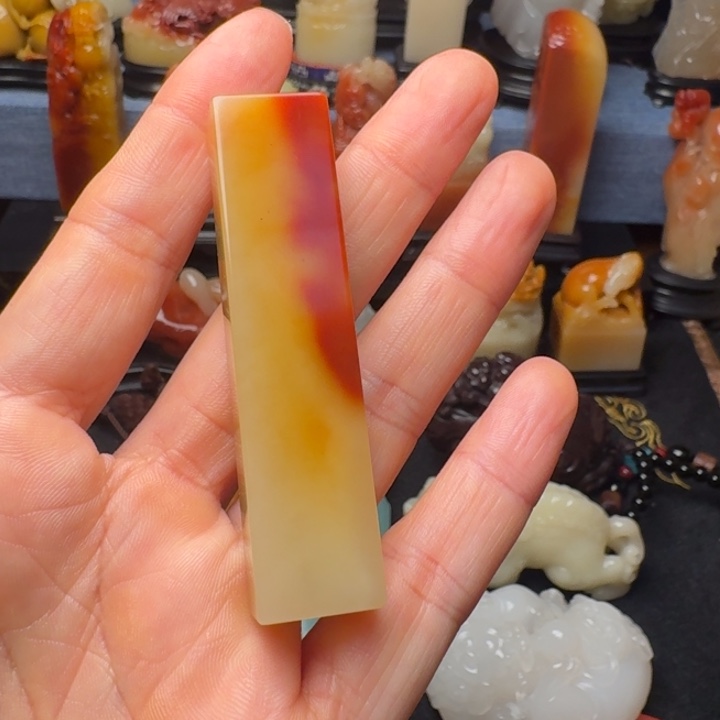 一***呀寿山石印石寿山石芙蓉