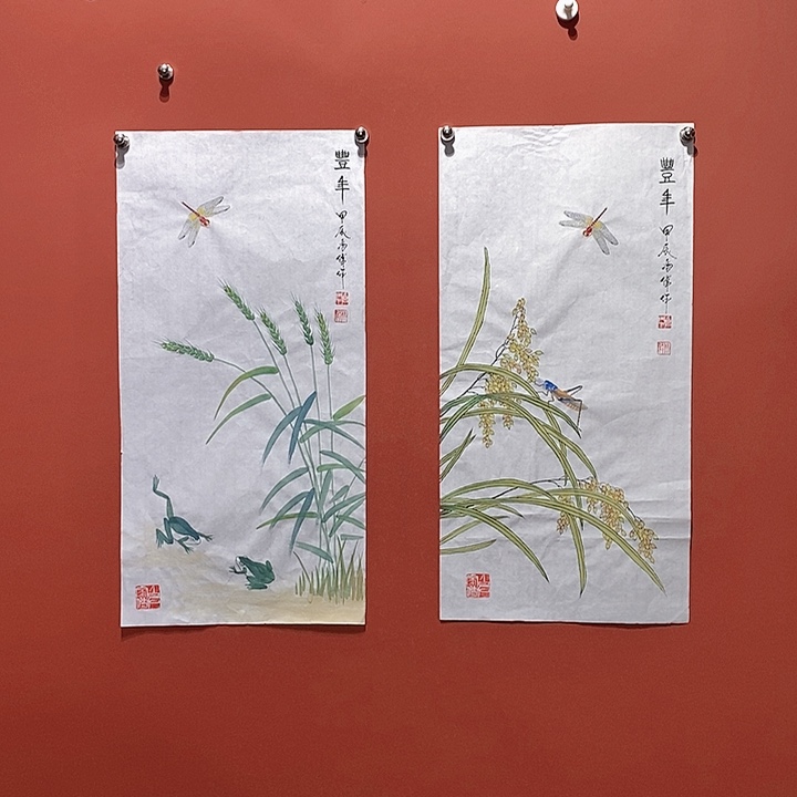国画冯伟老师手绘国画作品音浩