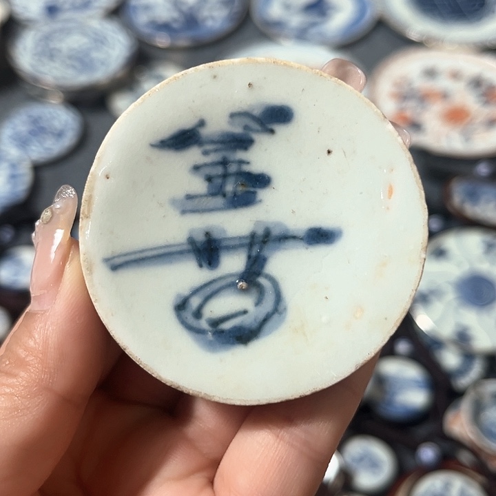 瓷片瓷片茶托喝茶非常不错