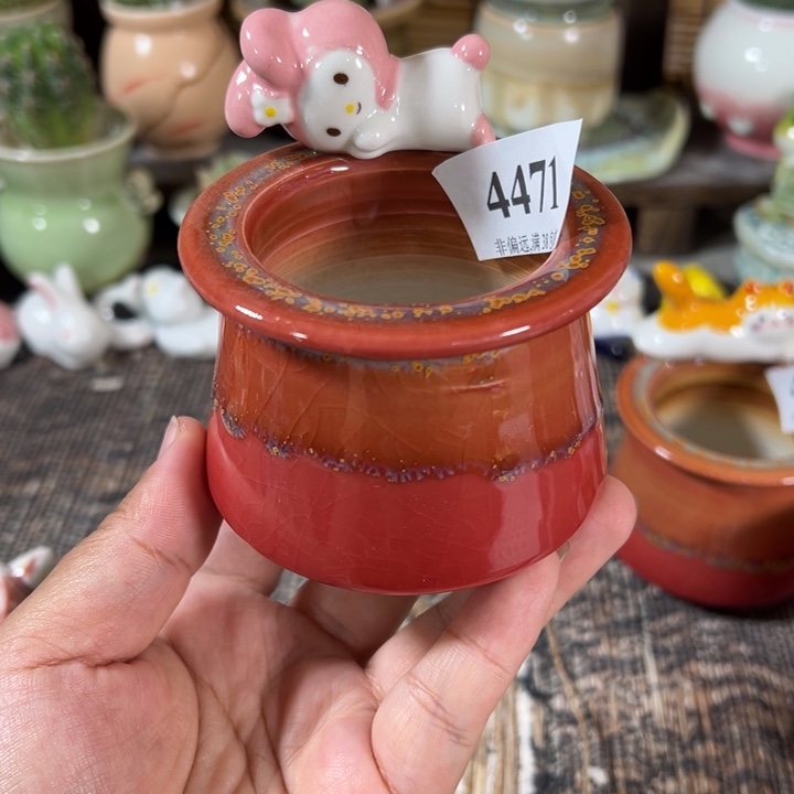 口5 手工花盆满30包邮