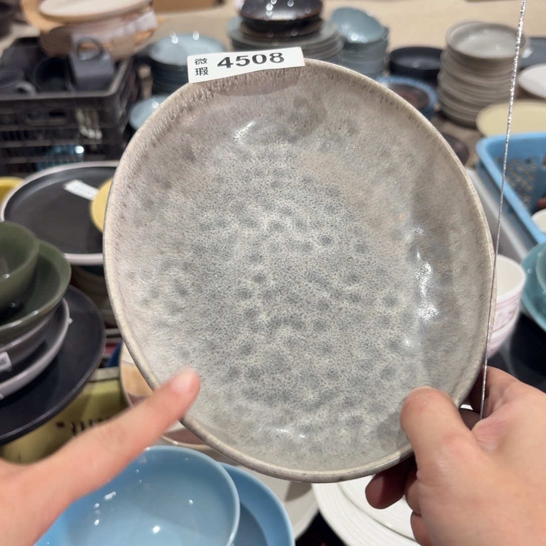 陶瓷4508 微瑕陶瓷餐具1个