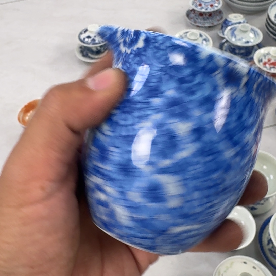摆件万花公道杯景德镇